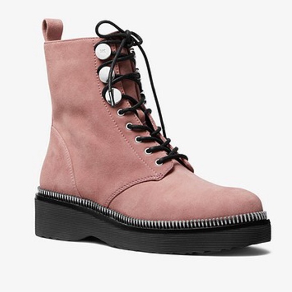 michael kors tavie combat boots